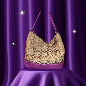 Beautiful Purple Hobo Coach NWOT